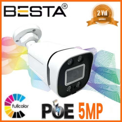 Besta IP poe bt-1240 5mp Warm Led Güvenlik Kamerası