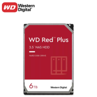 Western Digital 3.5" 6 TB Red Plus WD60EFZX SATA 3.0 5640 RPM Harddisk